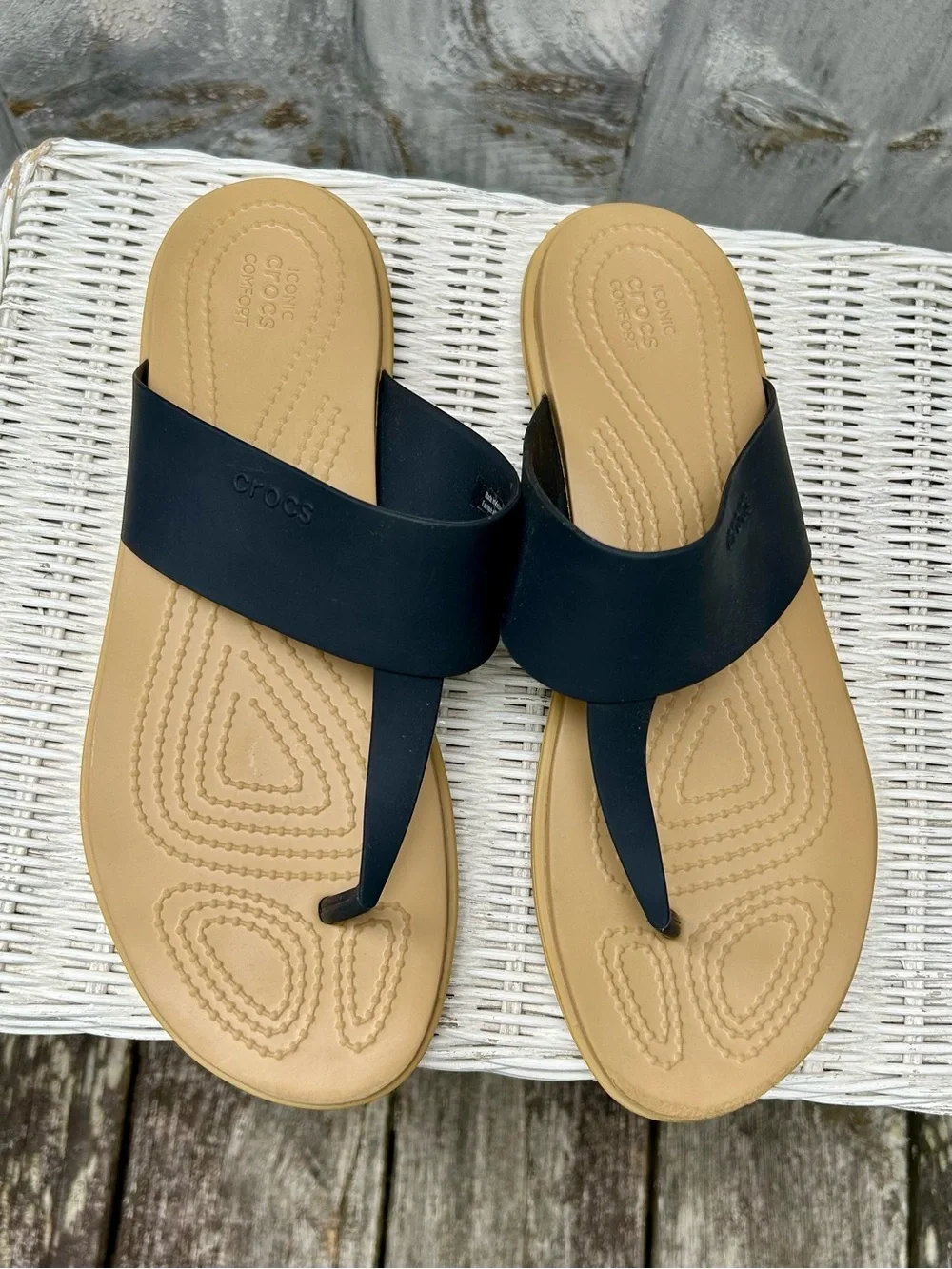 CROCS Women’s Tulum Sandals — Black (Women’s 8)